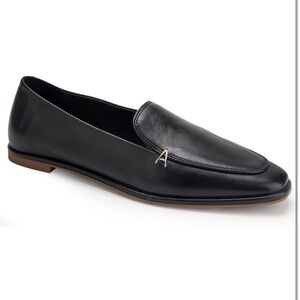 Aerosoles black leather loafers